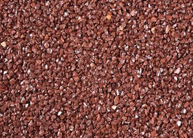 Red gravel resin pavement