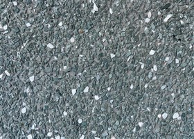 •	Grey Pebblewash surface with mini olive and white stone accents, offering a natural and muted tone.