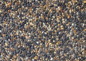 •	Jet black Pebblewash with Mahi stone aggregates, combining contrast and sophistication for outdoor surfaces
