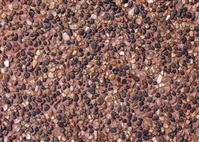 Red Stonecrete wall texture with visible pebbles