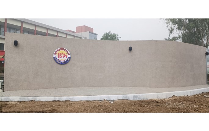 Best Calcopremia Work on wall at  BS Pizza Bardoli