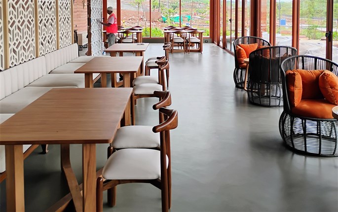 Microcement flooring