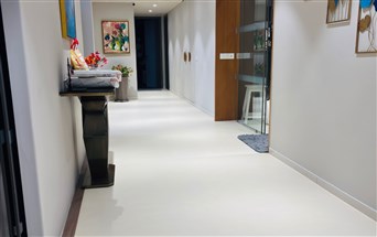 FreeForm Microcement finish for seamless floors for interiors