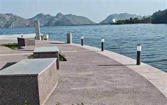 Natural river pebble exposed aggregate flooring by freeform