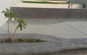exterior flooring at iwc in surat